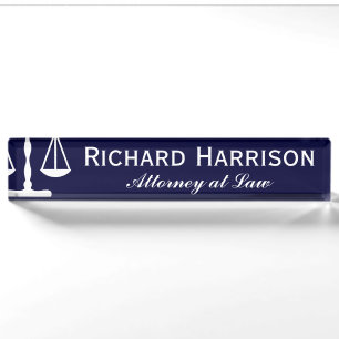 Attorney Nameplate