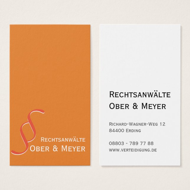 Attorney or Notary (Front & Back)