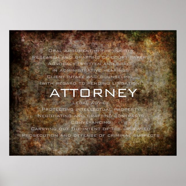 Attorney Poster (Front)