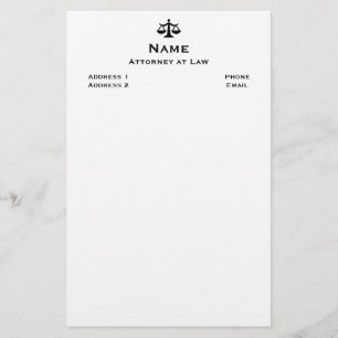 Attorney Stationery 2