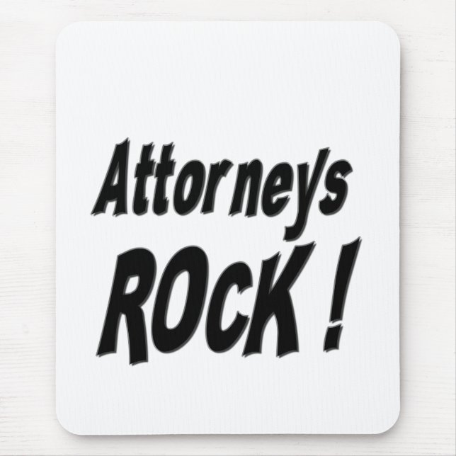 Attorneys Rock! Mousepad (Front)