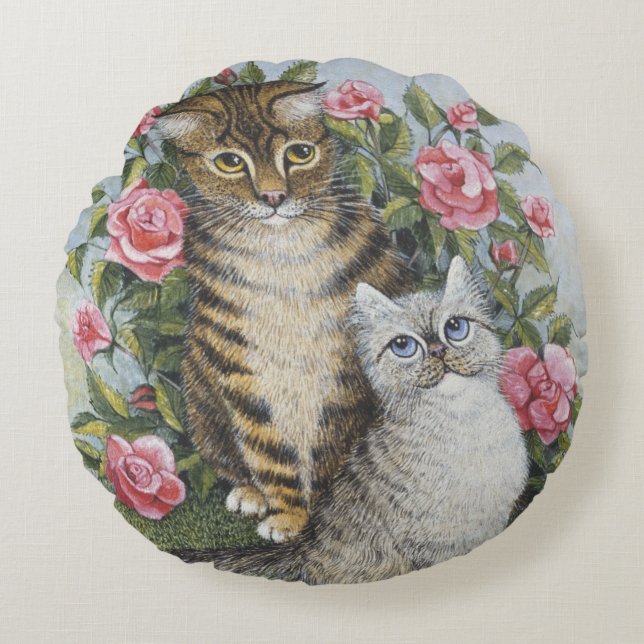 Attraction Round Pillow (Front)