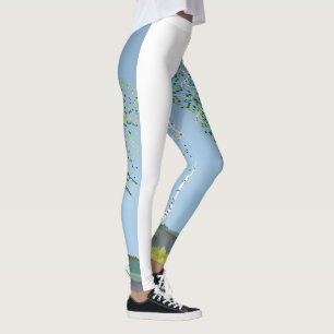 Attractive Birch Tree Print Leggings for Women