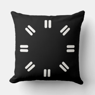 Attractive, Black and White -  Throw Pillow