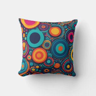 Attractive colourful throw pillow