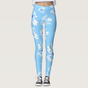 Attractive Floral Bliss Patterned Leggings