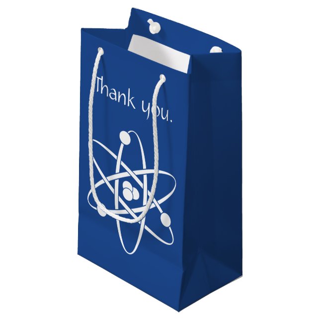 Attractive Forces in Blue Gift Bag (Front Angled)