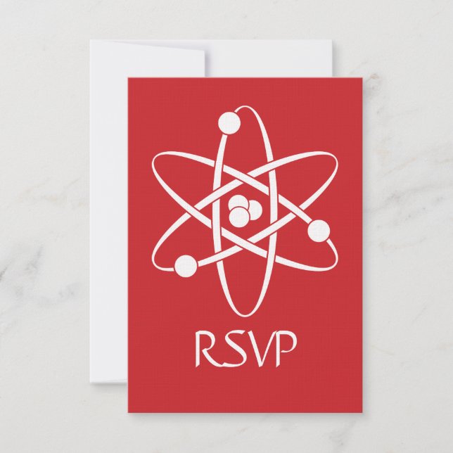 Attractive Forces in Cherry RSVP Card (Front)