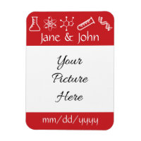 Attractive Forces in Cherry Save-the-Date Magnet