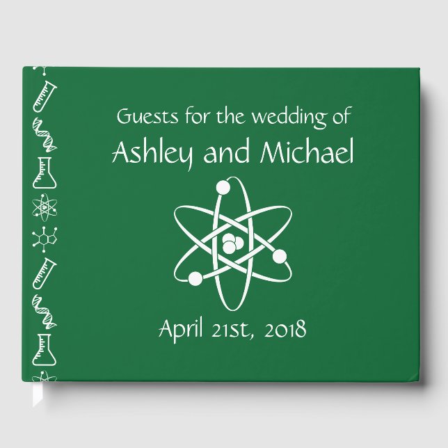 Attractive Forces in Green Guest Book (Front)