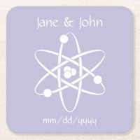 Attractive Forces in Lavender Paper Coaster