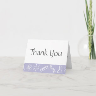 Attractive Forces in Lavender Thank You Card