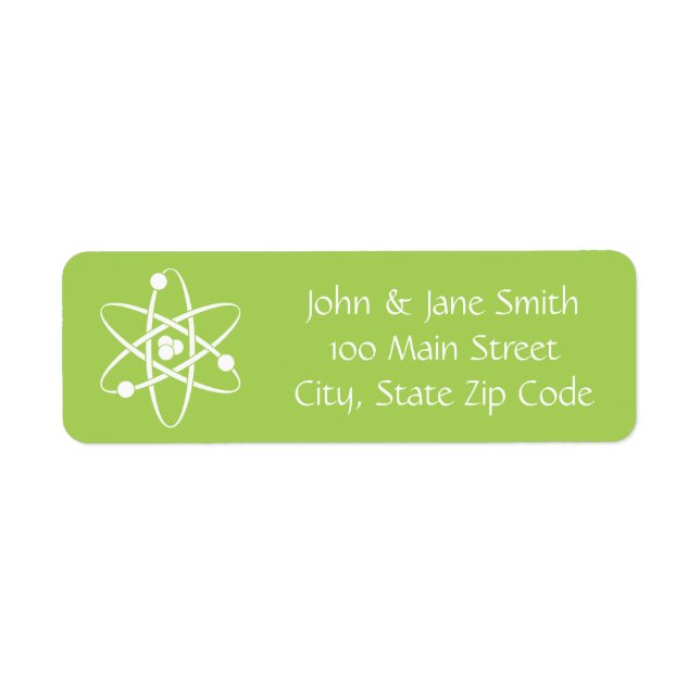 Attractive Forces in Peridot Return Address Label (Front)