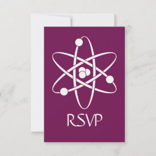 Attractive Forces in Wine RSVP Card