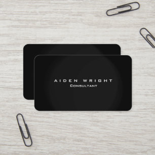 Attractive Grey Stylish Modern Minimalist Business Card