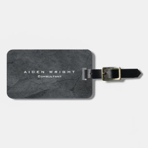 Attractive Grey Stylish Modern Minimalist Luggage Tag