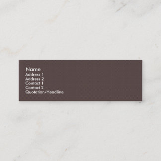 Attractive light brown flowers on purple backgroun mini business card