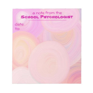 Attractive Memo Pad for School Psychologists