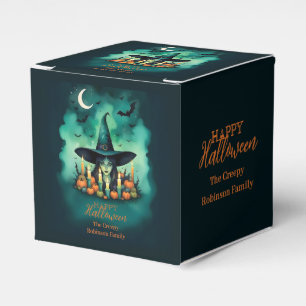 Attractive & Mystical Halloween Witch Conjures Favor Box