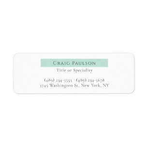 Attractive Simple Plain Professional Modern