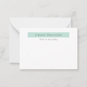 Attractive Simple Plain Professional Modern Card