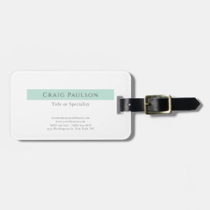 Attractive Simple Plain Professional Modern Luggage Tag