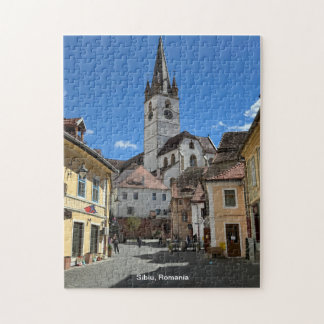 Attractive View of Sibiu, Romania on a Jigsaw Puzzle