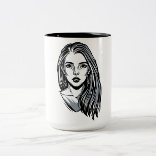  Attractive Young Girl Coffee Mug