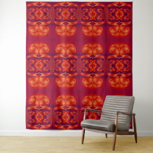 Attrape-rêve Plume de Feu Rouge 8 Tapisserie