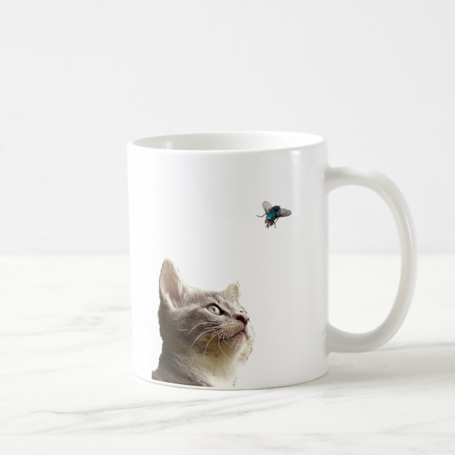 Attrapez ce chat Fly Kitty ! Café Mug (Droite)