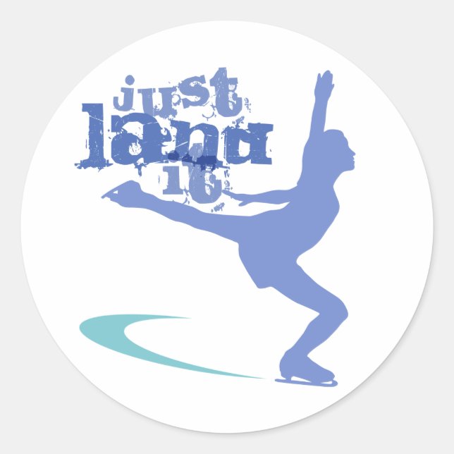 Attrapez-Le ! Sticker pour le patinage sur glace (Devant)