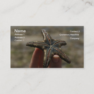 Attrapez un carte de visite de flottement