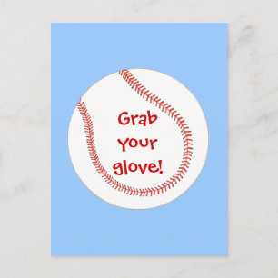 Attrapez votre gant Baseball Invitations de fête d
