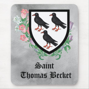 Attributed Arms of St. Thomas Becket Mouse Pad