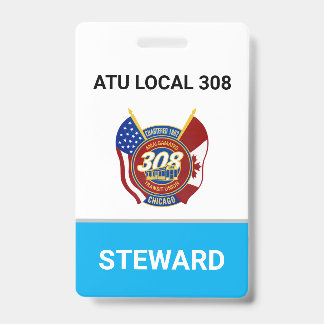 ATU Local 308 Union Steward Badge