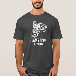 ATV All Terrain Vehicle (Customizable) Team T-Shirt
