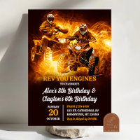 ATV Four Wheeler Off Road Twins Birthday