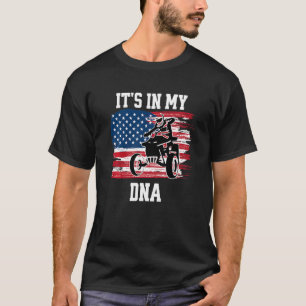 ATV It's in my DNA Quad Bike Four Wheeler American T-Shirt