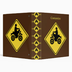 ATV Mudding Sign Thunder_Cove Binder