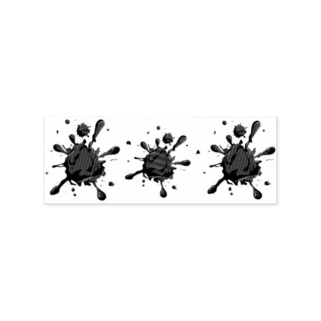 ATV Mudding Splats Thunder_Cove Rubber Stamp (Imprint)