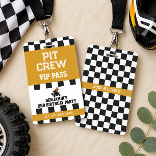 ATV Quad 4 Wheeler 2nd Birthday Party Badge