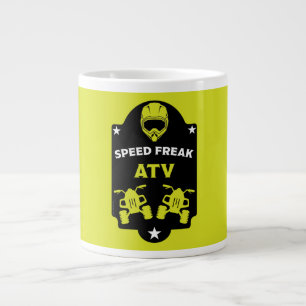 Atv quad adventures large coffee mug