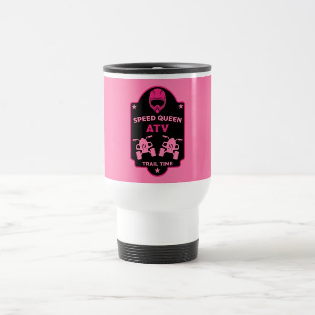 Atv quad adventures   travel mug (Center)