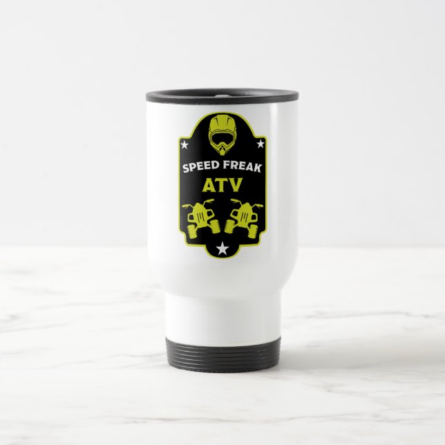 Atv quad adventures     travel mug (Center)