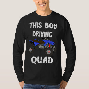 ATV Quad Rider Offroad Biker Boys Four Wheeler Bik T-Shirt