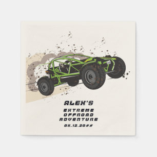 ATV UTV Offroad Adventure Extreme Sports Car Club Napkin