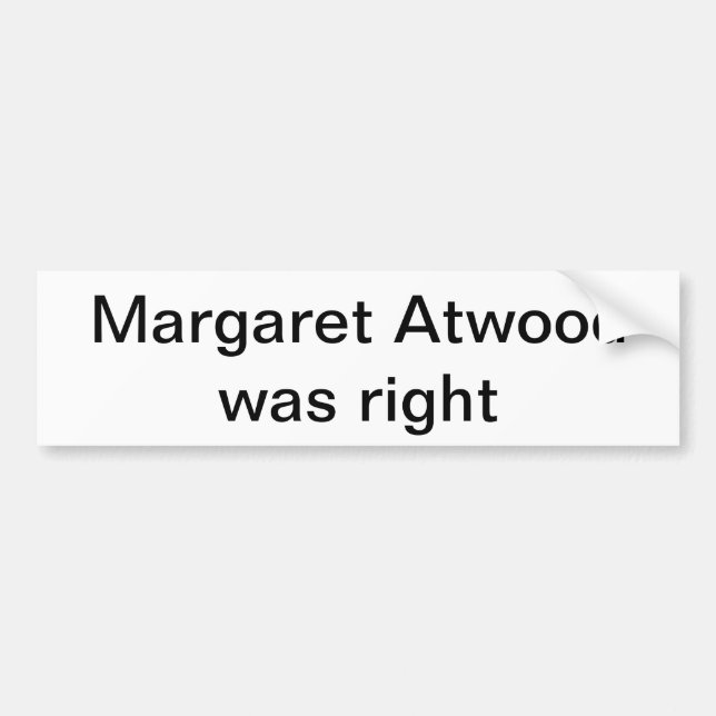Atwood bumper sticker (Front)