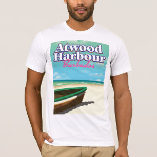 Atwood Harbour Bahamas travel poster T-Shirt