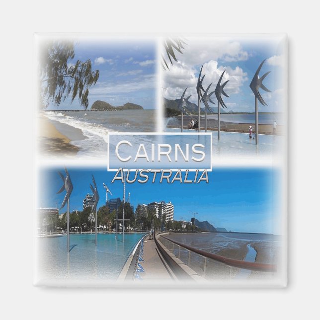 AU0106 Oceania, Australia, Cairns, Fridge  Magnet (Front)
