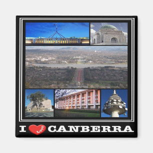 AU - Australia - Canberra - I Love Magnet